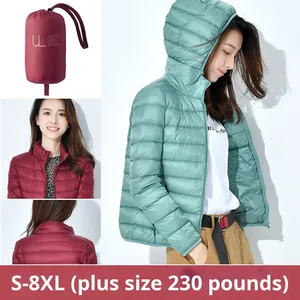 Veste en fibre de polyester de style court, légère, épaisse, <span class=keywords><strong>chaude</strong></span>, ajustée, pour femmes, nouvelle collection 2025 - Product Image 2