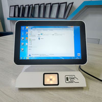 Dispositivo Táctil de Pantalla Dual de 11.6 Pulgadas con Lector de Tarjetas con Código QR para Kioscos de Pago