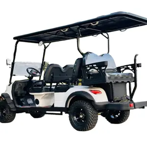 控制器锂电动油门踏板迷你拖车5人铝6座铝闪亮助力器48v高尔夫球车