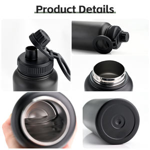 Custom Logo 32oz Vacuum Insulated Stainless Steel Double <b>Wall</b> Sport Water Magnetic Lid <b>Phone</b> <b>Holder</b> 12-24 Hours Thermal - Product Image 6