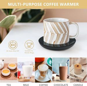 <b>USB</b> Coffe Cup Heater Warmer Heater Warmer Thermostat Coaster Tea Beverage Warmer Pad Coffee Cup Heater Mug Warmer Without a Cup - Product Image 5