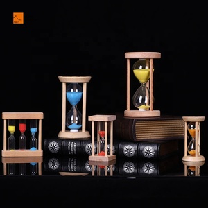 Chất lượng cao màu trắng khung gỗ đồng hồ cát <span class=keywords><strong>1</strong></span>/3/5 PHÚT cát hẹn giờ thiết kế hiện đại đầy màu sắc cho trẻ em 'món quà kỷ niệm - Product Image 6