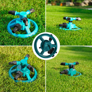 Arroseurs d'irrigation de jardin à impact en gros, pulvérisateur d'eau rotatif à 360 degrés, 3 buses, outil d'arrosage de pelouse toutes saisons facile à utiliser - Product Image 4