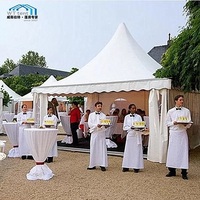 20x20ft 10x10ft extérieur pagode bâche pour cérémonie spectacle tente cirque tente cabana tente pour mariage