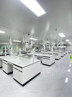 Table d'expérimentation de laboratoire de physique avec plateau épais pour mobilier de salle de classe de lycée