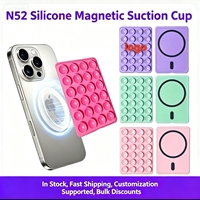 Soporte Magnético de Silicona para Teléfono con Logotipo Personalizado, Antideslizante, Compatible con iPad, Uso en Múltiples Superficies, Portátil, Venta al Por Mayor