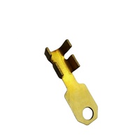 Kit de bornes à sertir personnalisées, cosses de câble en cuivre étamé non isolées, connecteurs de câble de batterie AWG 10 8 6 4, goujon 1/4 5/16