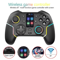 Control de Juego Inalámbrico STK-7052P con Bluetooth, Joystick con Luces RGB, Interruptor de Efecto Hall, Batería Ecológica de 1000 mAh para Móviles y PC