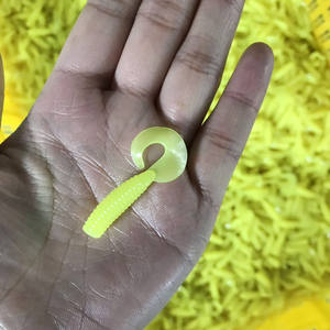 Moldes de Iscas de Plástico Macio de Fábrica 1.2g 45mm AR03 Isca de Minhoca Macia para Pesca, Isca Artificial para Bass - Product Image 4