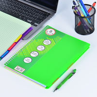 Article Chaud le Plus Vendu Carnet à Spirale Professionnel à Pages Intérieures Lignées en Français, Format Grand A4, Série de Couleurs Multiples en Option