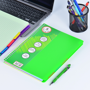 Bán Chạy Nhất Hot Mục A4 Lớn Định Dạng Kích Thước Nhiều Màu Sắc Loạt Tùy Chọn Chuyên Nghiệp Pháp Dòng Bên Trong Trang Xoắn Ốc Máy Tính Xách Tay - Product Image 2