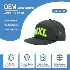 Wholesale <b>Flat</b> Brim Quick Dry 7 Panel Golf Hats Performance Snapback <b>Cap</b> Sports <b>Mens</b> Hat Camo Golf Sun Hat for Outdoor - Product Image 1