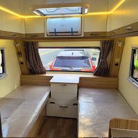 Nouveau Design Rétro Caravane Maison Mobile Voyage Camping RV Camper Remorque Luxe Hors Route Caravanes