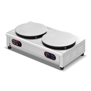 Matériel de restauration, machine à faire des crêpes roti, machine à faire des tortillas doubles en fonte antiadhésive, à <span class=keywords><strong>gaz</strong></span>, commerciale - Product Image 5
