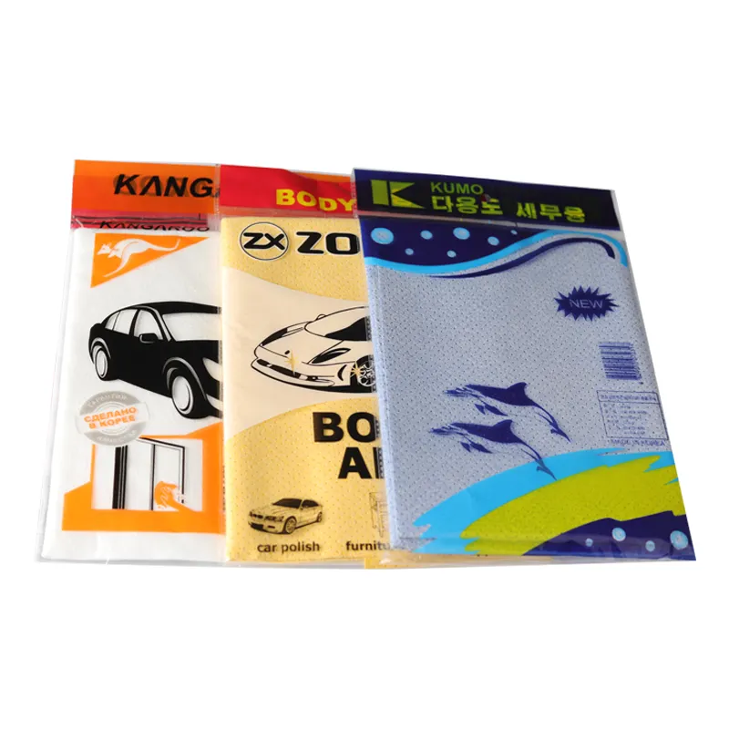 Custom design microfiber cleaning wiping cloth with high quality Nonwoven Pu Coated Cloth