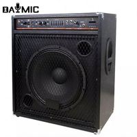 Amplificateur de basses professionnel OEM d'usine, 15 pouces, 250 W, avec boîtier en bois et couleur noire pour scène KTV