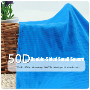 <span class=keywords><strong>50D</strong></span> Trọng lượng nhẹ nhanh chóng làm khô hai mặt nhỏ lưới vuông vải 100/135g Polyester T-shirt thể thao Marathon thăng hoa khô - Product Image 2