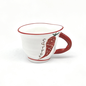 2025 phong cách mới cà rốt năng lượng handmade Vòng Gốm Bộ đồ ăn với dưới tráng men kỹ thuật Quảng Đông cao xuất hiện thực tế - Product Image 1