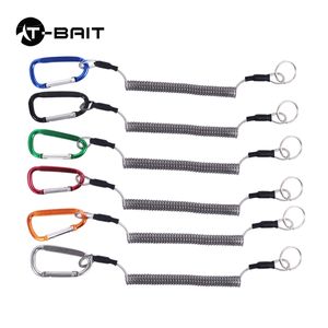 Corde à ressort boucle magnétique lanière <span class=keywords><strong>de</strong></span> pêche <span class=keywords><strong>fil</strong></span> d'acier enroulé Kayak outil rétractable engins <span class=keywords><strong>de</strong></span> pêche lanière accessoires d'attache - Product Image 4