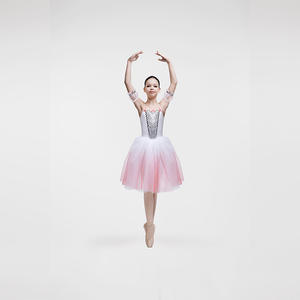 ANNA SHI Dream Robe tutu de ballet imprimé de fleurs pour bébé fille et femme adulte Robe tutu de ballet longue - Product Image 2