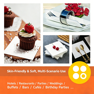 Servilletas de Papel Suaves y Absorbentes con Logotipo Personalizado, Ideales para Restaurantes Occidentales y Patries, Más Vendidas - Product Image 6
