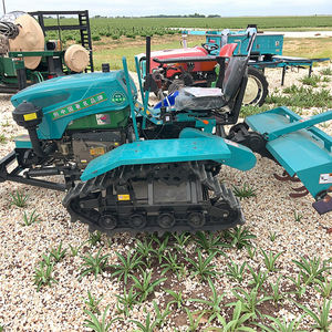 Tracteur à chenilles agricole autopropulsé à haute productivité verger multifonctionnel amerrissage rotatif tondeuse à gazon tracteur agricole à chenilles - Product Image 3