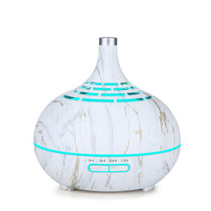 Diffuseur d'arômes créatif, humidificateur à lumière LED de 500 ml pour la maison, le bureau, la chambre à coucher, avec fonction de minuterie - Product Image 1