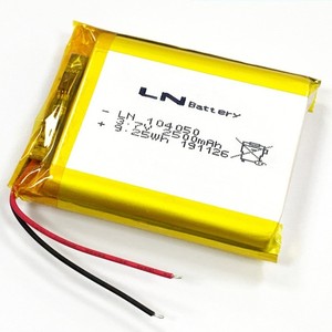 Batterie Li-ion pour énergie renouvelable 104050 2500mAh pour télécommande/maison intelligente/appareils connectés, cellule au lithium - Product Image 2