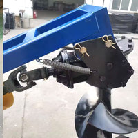 Puits de profondeur robuste Pelle 3 points Excavatrice universelle Offset Scissor action Drill Terre Tarière Post Hole Digger pour le creusement du sol