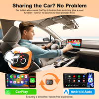 Convertisse le CarPlay filaire en sans fil, plug-and-play, connexion automatique, installation facile, adaptateur CarPlay sans fil pour voitures