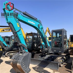 Excavadora Usada Sunward 80E de 8 Toneladas con Pocas Horas de Uso, Motor y Bomba Originales 100% del Almacén de Shanghái, China - Product Image 2