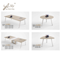 Bureau de travail moderne Petit triangle Réunion Bureau chaud Bureau partagé Table de négociation ronde