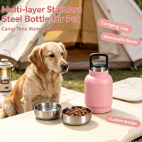 Mug isotherme portable multi-couches en acier inoxydable 304, grande capacité, pour sports de plein air, vente en gros