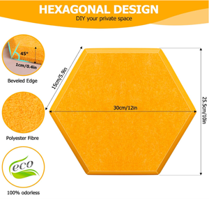 <span class=keywords><strong>Pannelli</strong></span> Acustici Autoadesivi ad Alta Densità, Insonorizzanti Esagonali in Fibra di Poliestere, Resistenti alle Fiamme, <span class=keywords><strong>Assorbono</strong></span> <span class=keywords><strong>il</strong></span> <span class=keywords><strong>Rumore</strong></span> per Studi - Product Image 3