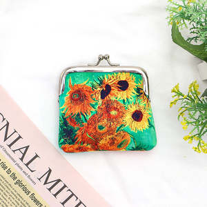 กระเป๋ามินิวินเทจแบบสั่งทำพร้อมหัวเข็มขัดกระเป๋าใส่เหรียญโลหะกระเป๋าเงิน Mucha kisslock พิมพ์ลายออกแบบได้ตามต้องการ - Product Image 6