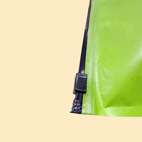 Sac à fermeture éclair en papier kraft mat imprimé avec logo personnalisé, emballage composite en plastique pour vêtements, pochette pour vêtements de boutique et t-shirts