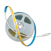 Lampu LED Strip COB 8mm Fleksibel PCB Kontrol Sentuh IP33 Dapat Diredupkan Saklar ON/OFF Daya USB 5V CRI Tinggi 90 Dapat Dipotong Dekorasi Rumah