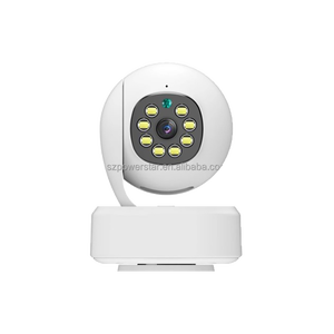 Caméra panoramique de plafond à 360 degrés <span class=keywords><strong>V380</strong></span> avec vision nocturne, caméra de sécurité domestique CCTV WiFi pour appartement, restaurants - Product Image 2
