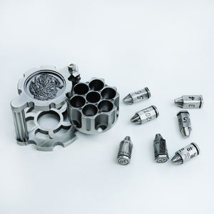 <span class=keywords><strong>Warhammer</strong></span> 40K Accesorios de juego Spinning Revolver Dungeons and Dragons Dice Metal Cobre Gold Bullet Dados Dnd - Product Image 6