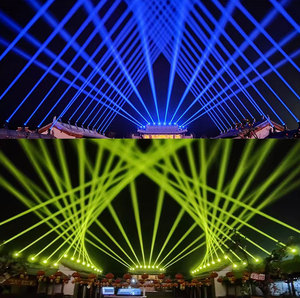 ไฟเวที 380W IP65 กันน้ำ สำหรับควบคุมแสงแบบ DMX512 แสงขาว 6000K ความสว่าง <span class=keywords><strong>10000000</strong></span> ลูเมนส์ สำหรับงานกลางแจ้ง คอนเสิร์ต - Product Image 6