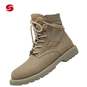 Stivali Desert Tattici da Addestramento Marroni in Pelle Scamosciata PU, Stivali Invernali con Suola in Gomma, Mezzi Stivali Estivi 1000 - Product Image 6