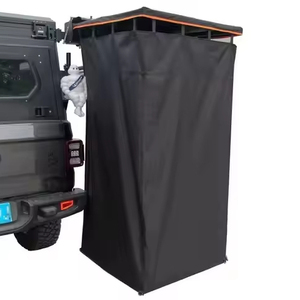 Caja de carcasa de aluminio doble lateral para coche, <span class=keywords><strong>tienda</strong></span> de baño para inodoro, <span class=keywords><strong>tienda</strong></span> de <span class=keywords><strong>ducha</strong></span> lateral para coche para acampar al aire libre - Product Image 1