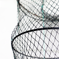 Nouveau filet de pêche robuste pour poissons et crevettes, cage de pêche à ressort 80*110cm en plastique HDPE/PE/PP, piège d'aquaculture pour homard en acier