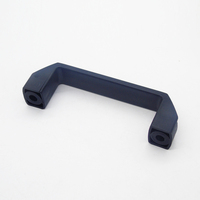 Poignée de traction en plastique noir Hengsheng, faible MOQ, pour machine industrielle, 90/120/150/180 mm, poignée en ABS, forme rectangulaire