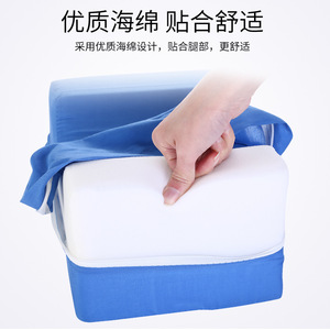 Coussin de soutien pour genoux et jambes pour personnes alitées, en forme de U, éponge haute densité, amovible et lavable, pour dormir - Product Image 3
