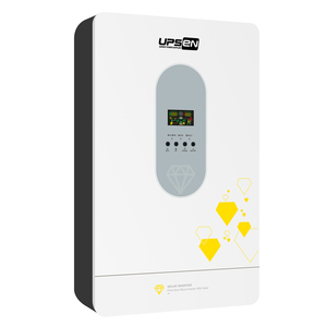 Convertisseur solaire hybride 4K 24V 120A double AC/DC MPPT 60-500V, onde sinusoïdale pure, efficacité de 97%, Wi-Fi intégré, sortie monophasée - Product Image 2
