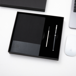HUATONG Student Gift Set Agenda <strong>Notebook</strong> and <strong>Diary</strong> with PU Leather Sewing Binding Metal Ballpen for Note Taking - Product Image 2