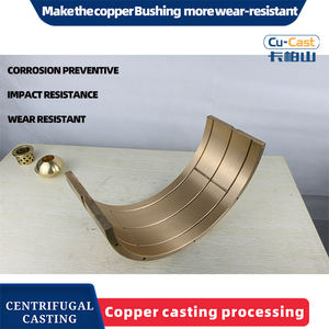 CuSn6Zn6Pb3, douille de guidage sans huile de haute qualité, usinée avec précision par CNC, marque Kapashan, pour machines minières, taille 50 - Product Image 6