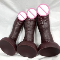 3 tailles, marron, grand pénis réaliste, godemichet énorme, jouets sexuels anaux pour adultes, pour femmes et hommes, avec ventouse, stimulateur du point G pour orgasme vaginal