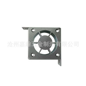 Aluminum Alloy Fan <b>Frame</b> Chassis <b>Mount</b> Heat Sink 80x80x25mm Smooth Surface Customizable Parts - Product Image 1